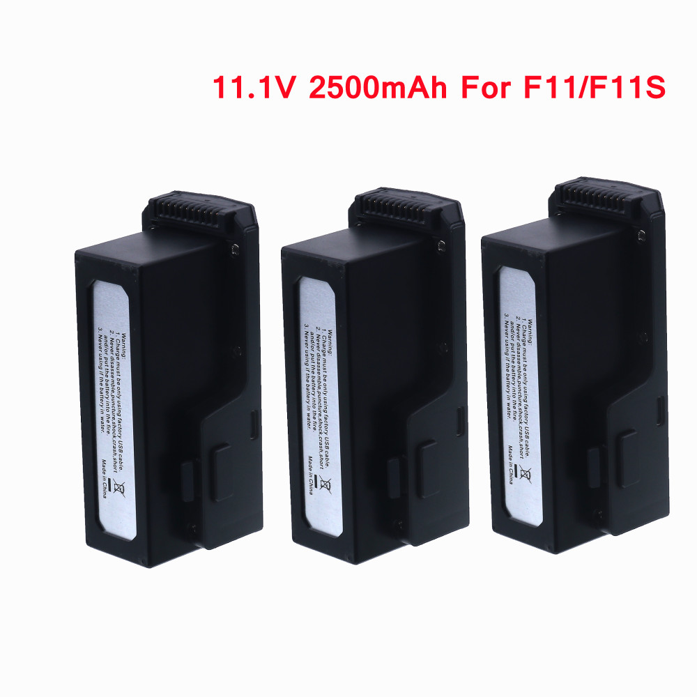 Drone Battery Lipo - بطارية احترافية لـ SJR/C SJRC F11/F11