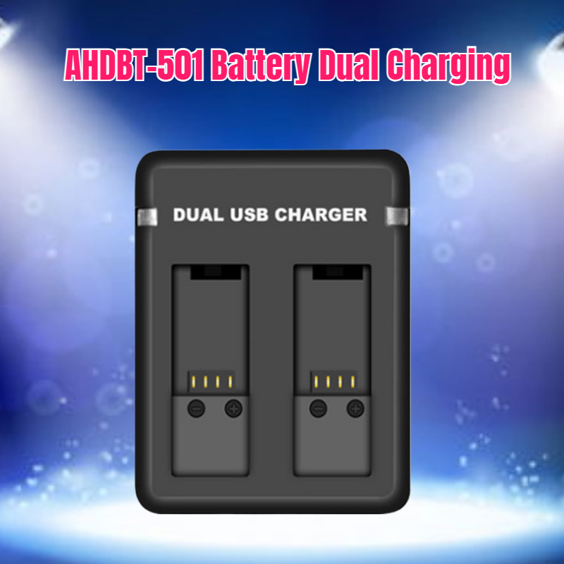Drone Battery Charger - مناسبة لشاحن GOPRO Hero 5 AHDBT-501