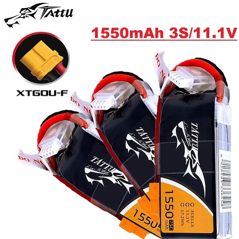 Drone Battery Li-Ion - بطارية TATTU-LiPo لطائرة هليكوبتر RC ،