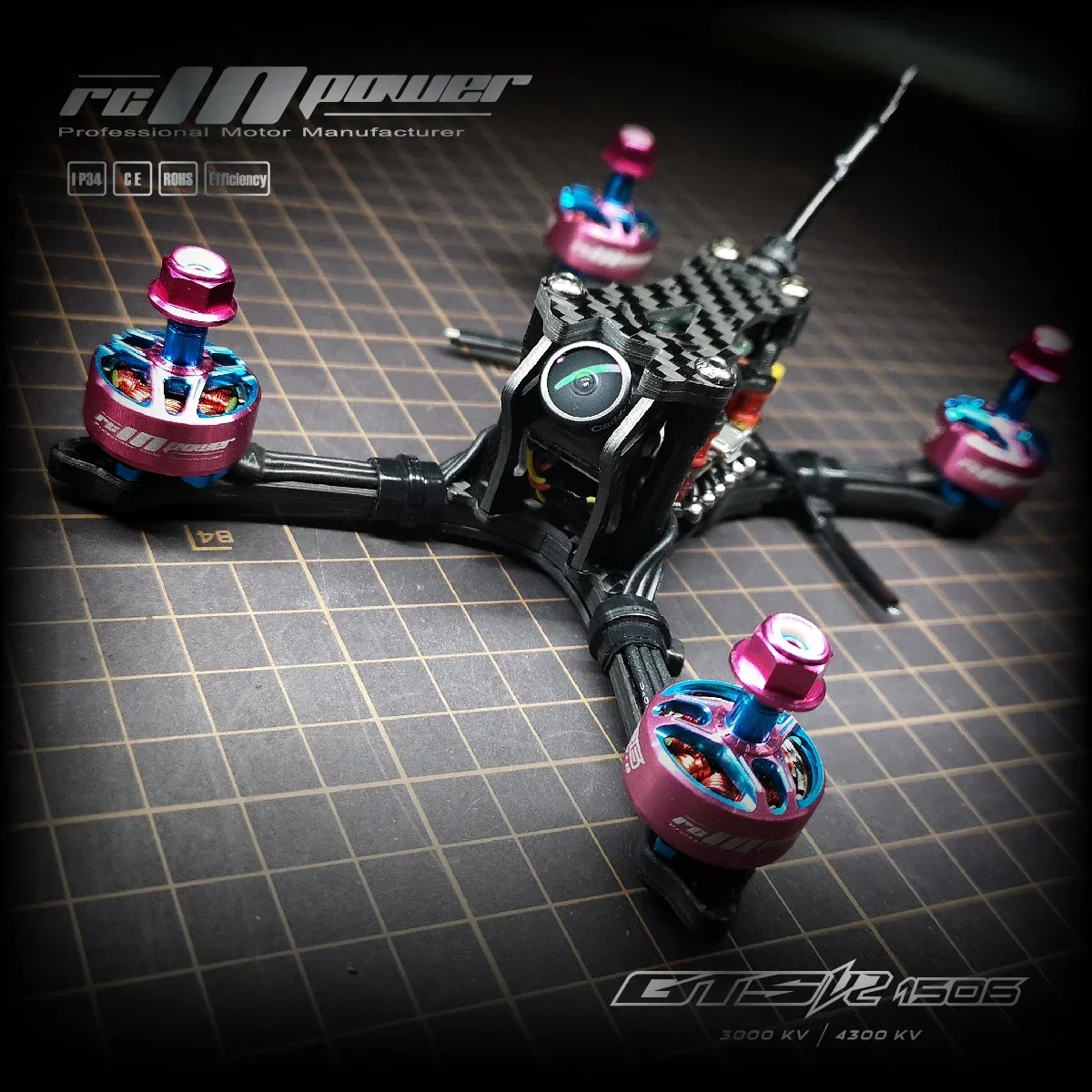 RCINPOWER GTS V2 1506 محرك بدو - مراجعة Drone Battery 4S وسعره