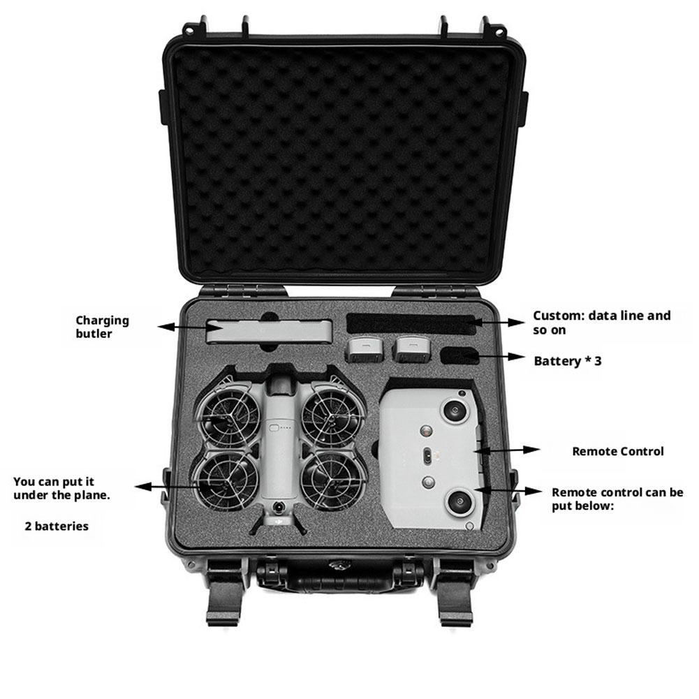 حافظة صلبة مقاومة للماء مع حزا - مراجعة Drone Battery Strap وسعره