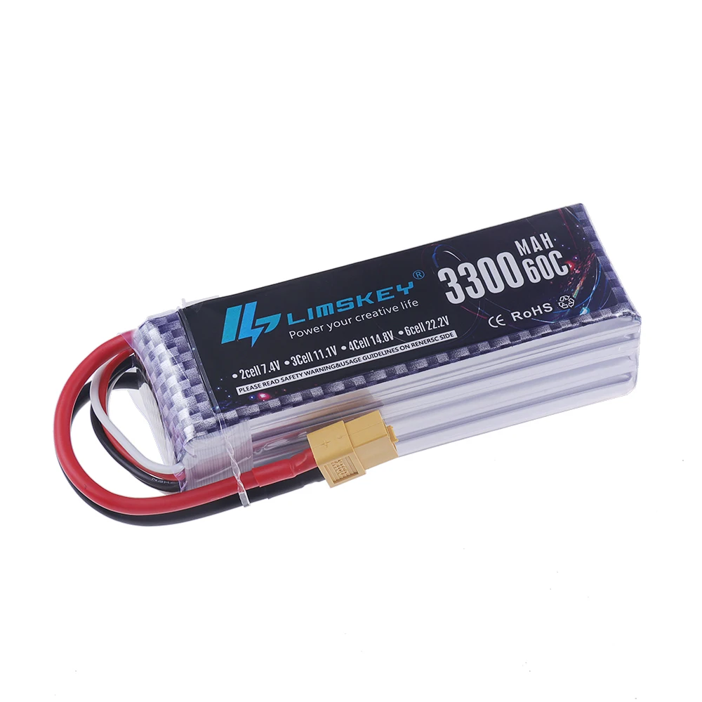 بطارية ليثيوم بوليمر 4S 14.8 ف - مراجعة Drone Battery Lipo وسعره