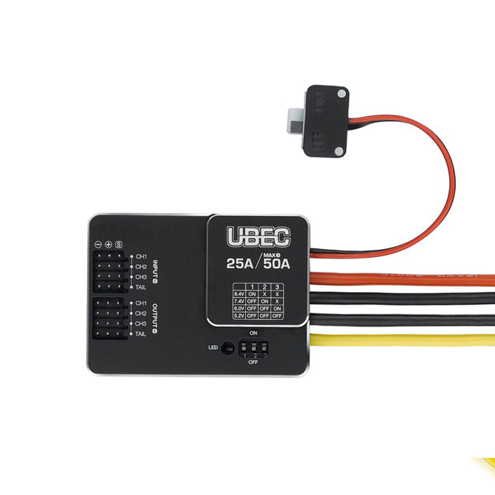 Hobbywing UBEC 25A 3-18S 10A 2 - مراجعة Drone Battery High Voltage وسعره