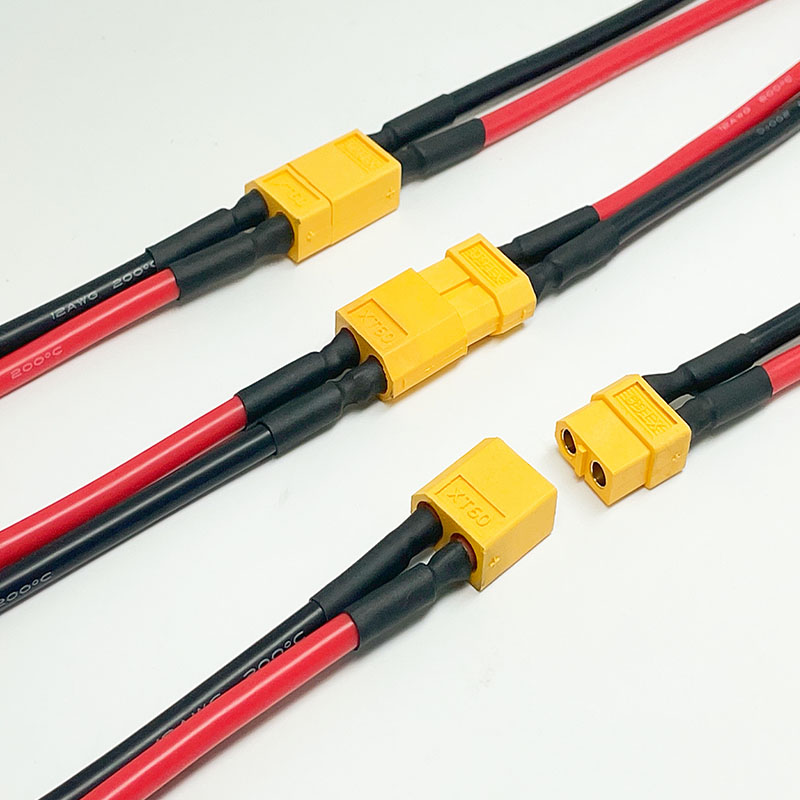 موصل XT60 أنثى وذكر مع كابل سي - مراجعة Drone Battery Connector وسعره