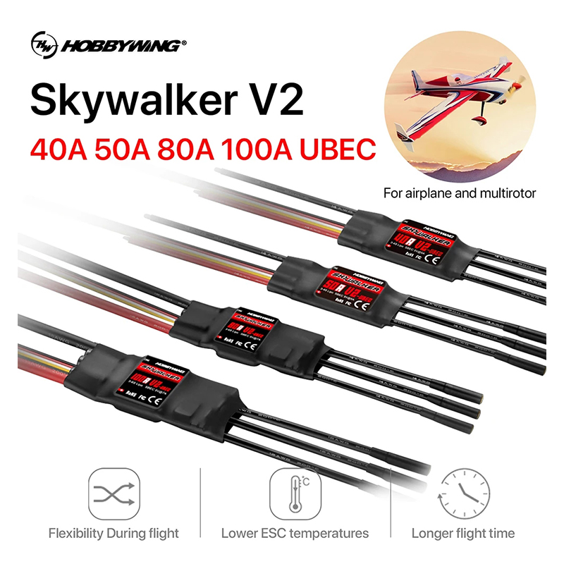 الأصلي Hobbywing SKYWALKER سلس - مراجعة Drone Battery 6S وسعره