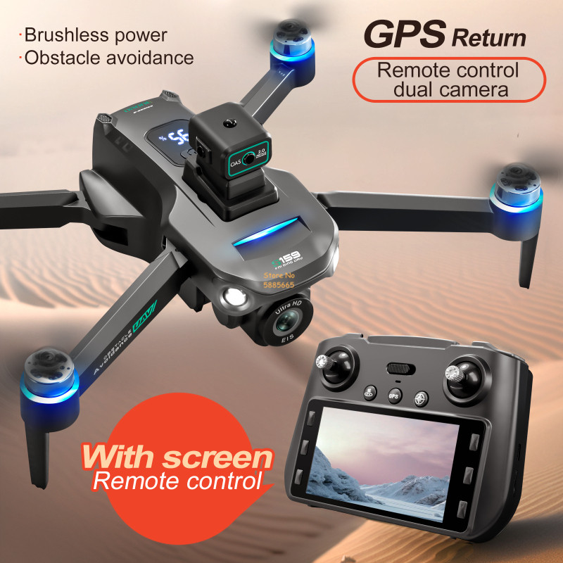 8K كاميرا مزدوجة 5G WIFI FPV ا - مراجعة Drone Battery Case وسعره