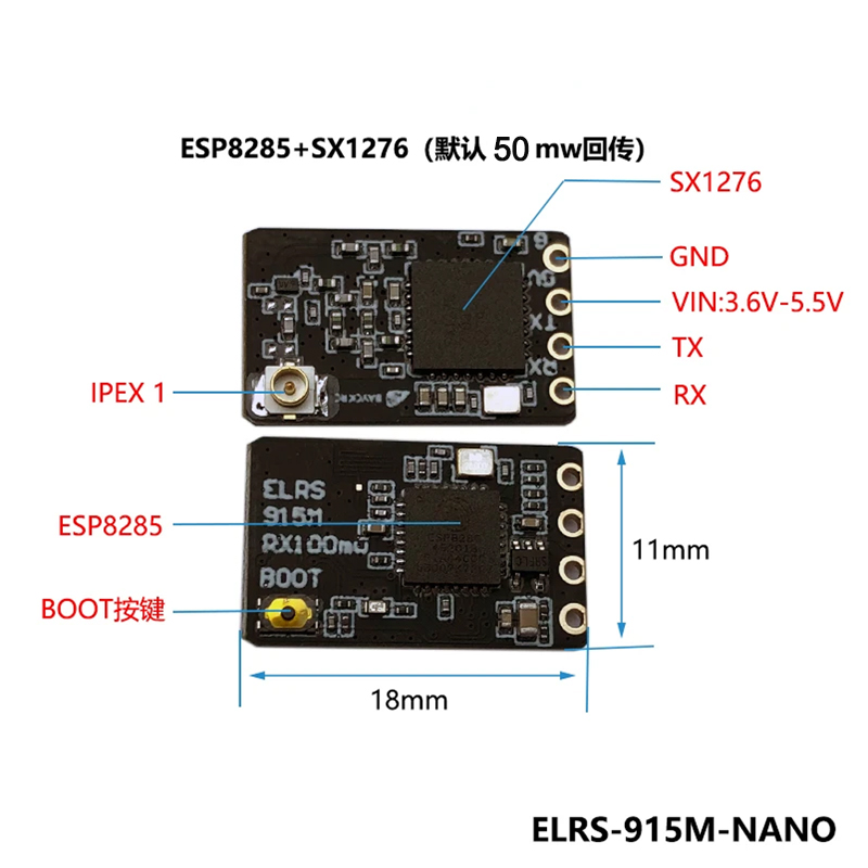 جهاز استقبال BAYCK ELRS بتردد  - مراجعة Drone Battery Plate وسعره