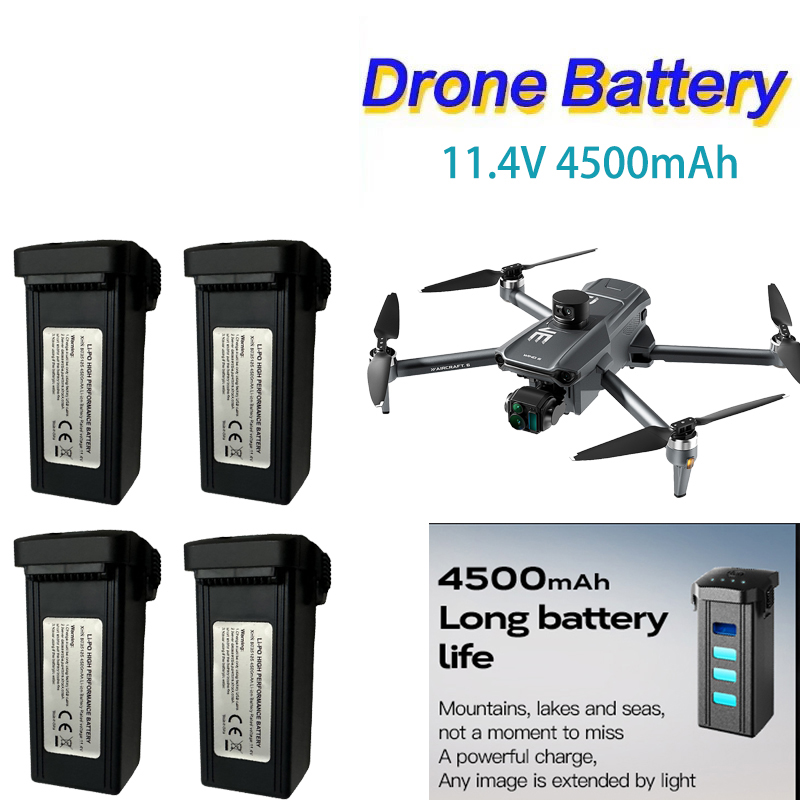 11.4 فولت 4500 مللي أمبير بطار - مراجعة Drone Battery Li-Ion وسعره