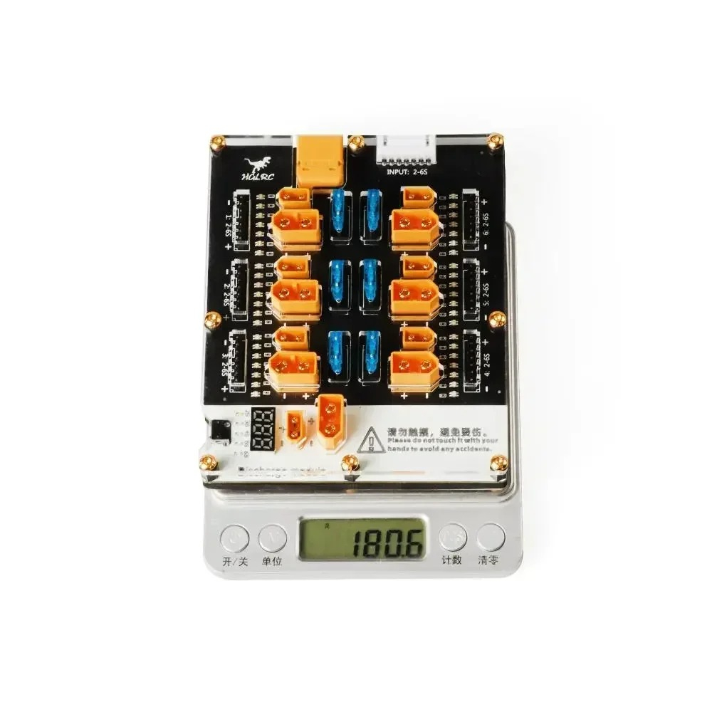 لوحة شحن متوازية HGLRC Thor Pr - مراجعة Drone Battery Parallel Board وسعره