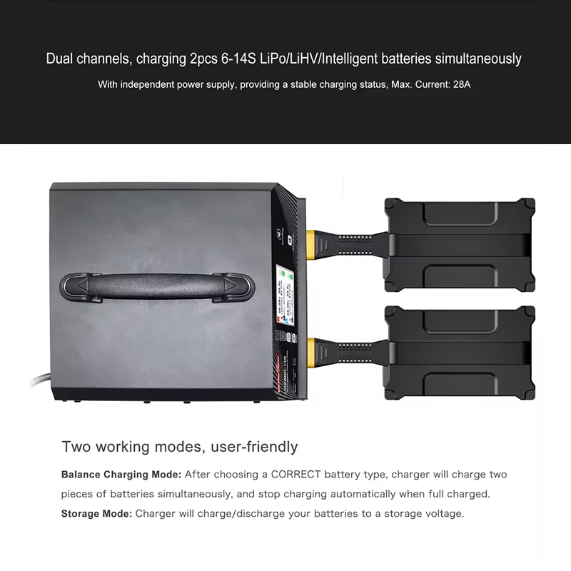 شاحن طائرات بدون طيار ULTRA PO - مراجعة Drone Battery Lipo وسعره