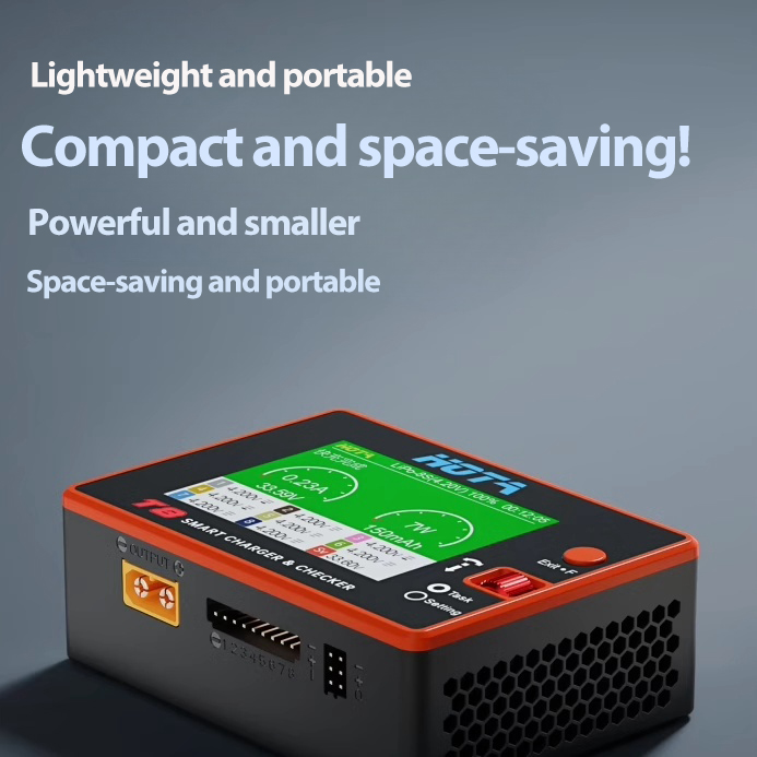 شاحن توازن ذكي HOTA T8 لبطاريا - مراجعة Drone Battery Smart وسعره
