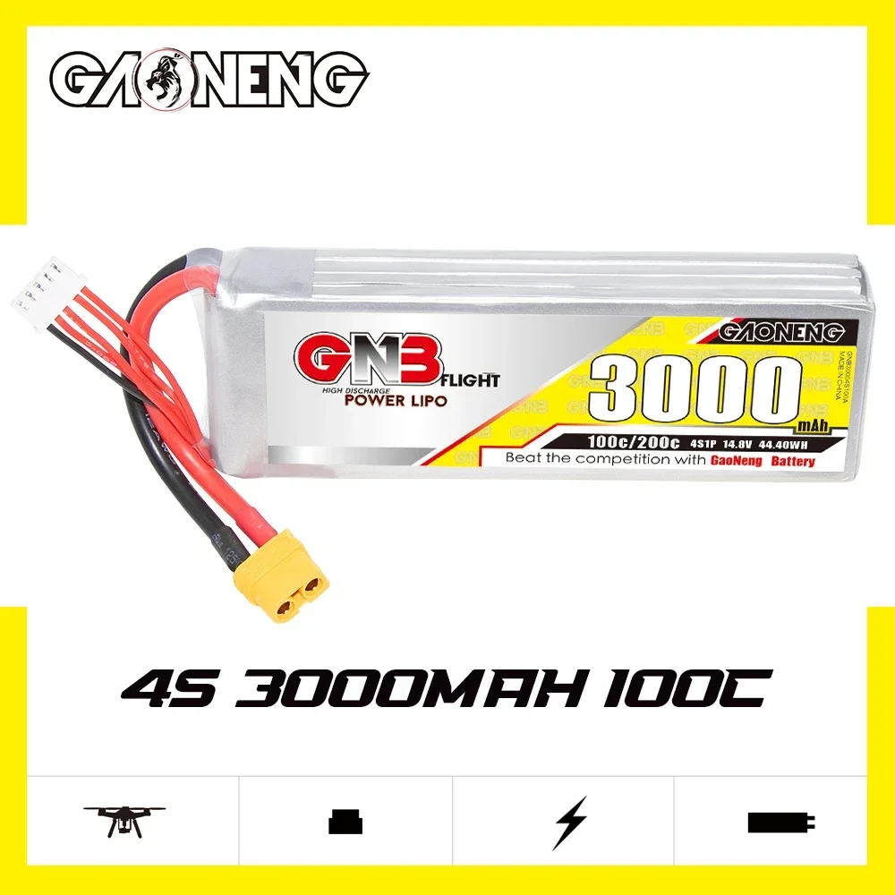GAONENG GNB 3000mAh 4S 100C 20 - مراجعة Drone Battery 4S وسعره