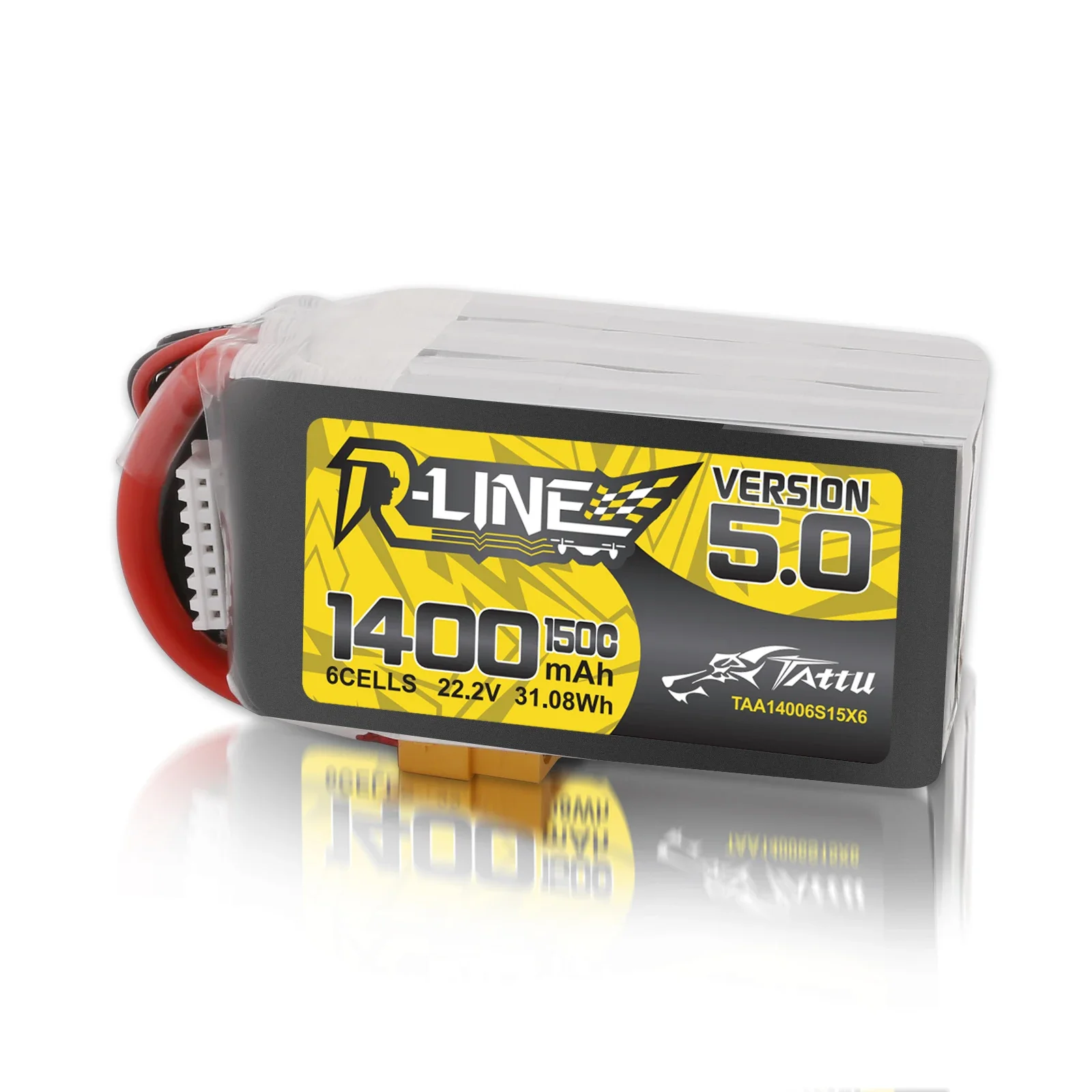 Tattu R-Line 1200mAh 1400mAh 6 - مراجعة Drone Battery 6S وسعره