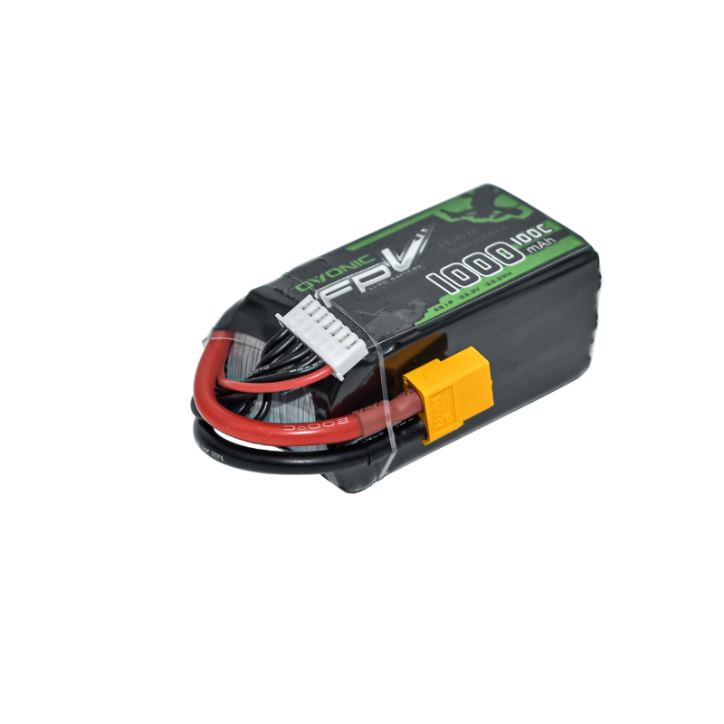 بطاريتان ليثيوم بوليمر OVONIC  - مراجعة Drone Battery 6S وسعره