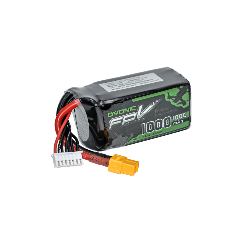 بطاريتان ليثيوم بوليمر OVONIC  - مراجعة Drone Battery 6S وسعره