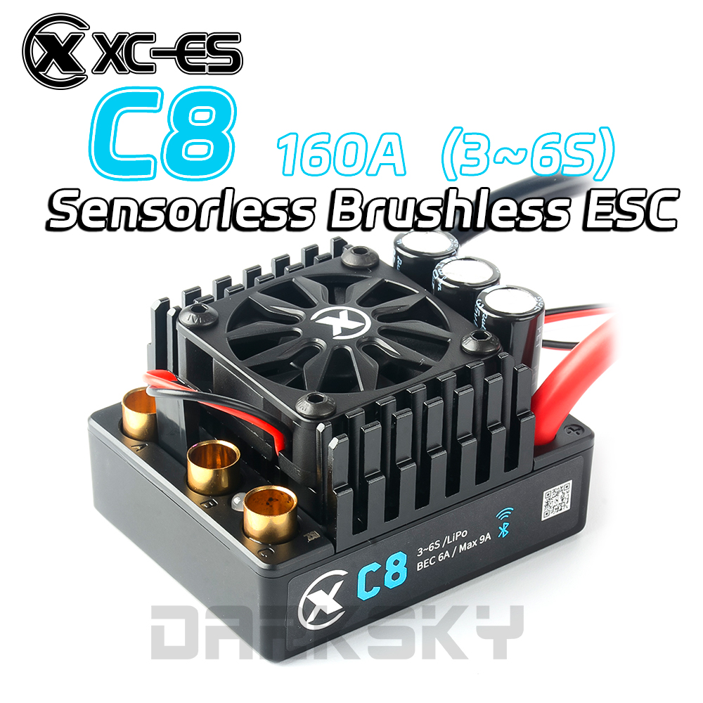 XC-ESC C8 160A فرش ESC 3-6S يب - مراجعة Drone Battery 6S وسعره