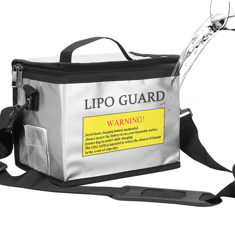 حقيبة أمان لبطارية ليبو محمولة - مراجعة Drone Battery Bag وسعره