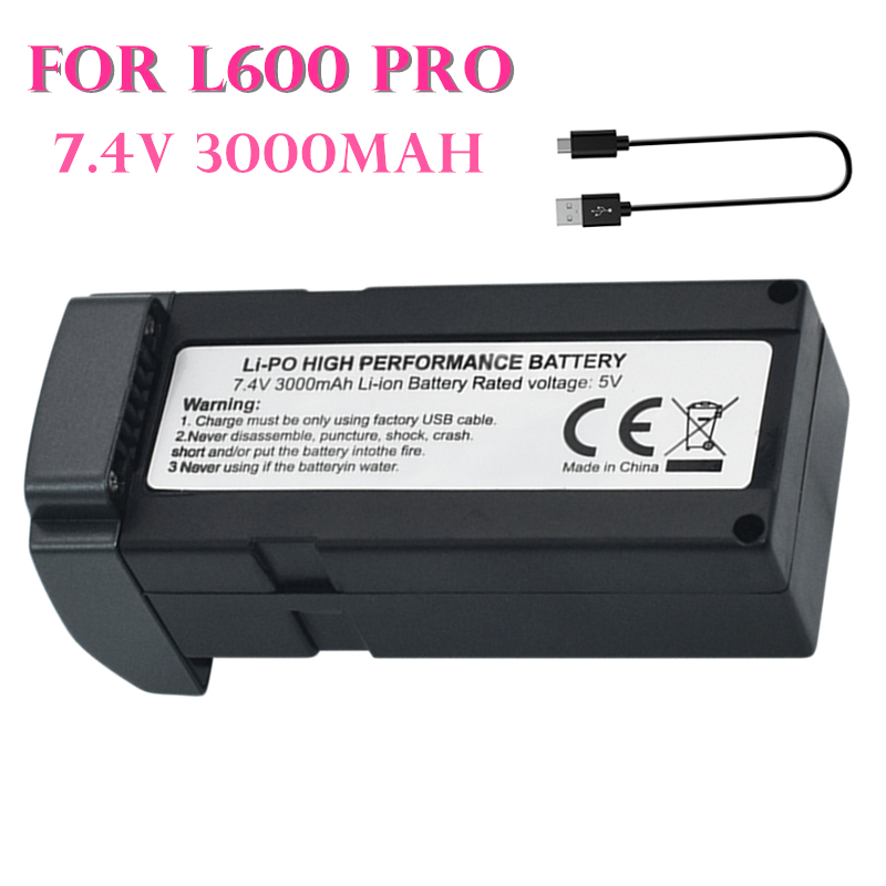 الأصلي L600 PRO 7.4 فولت 3000  - مراجعة Drone Battery Li-Ion وسعره