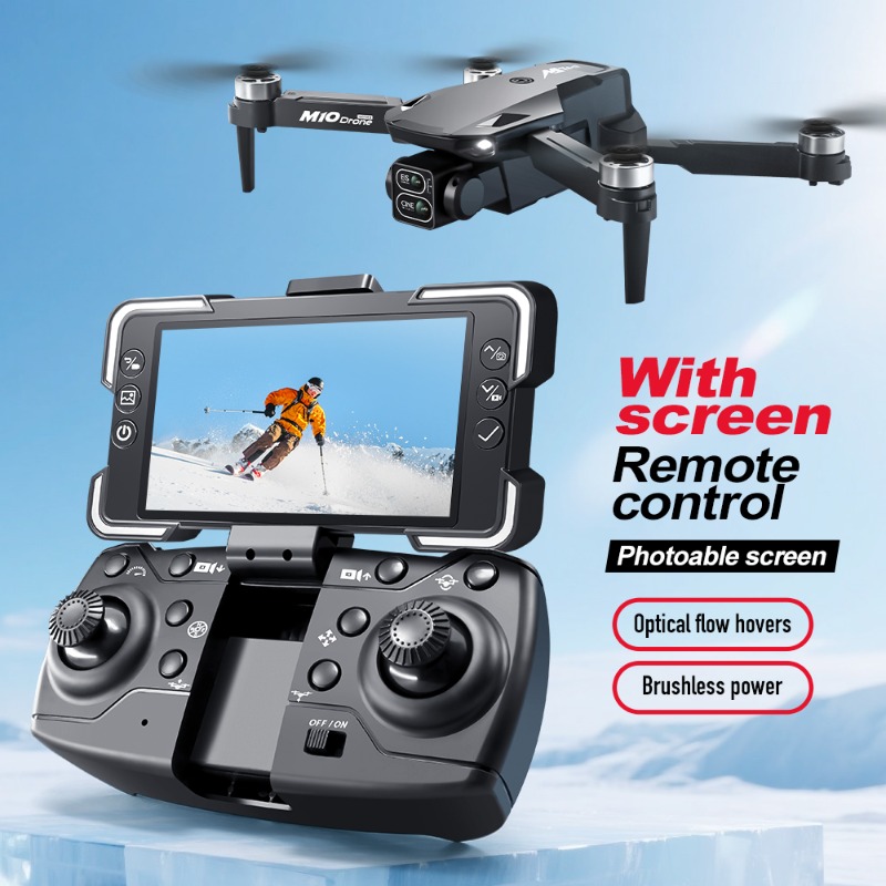 طائرة بدون طيار M10 مع كاميرا  - مراجعة Drone Battery Case وسعره