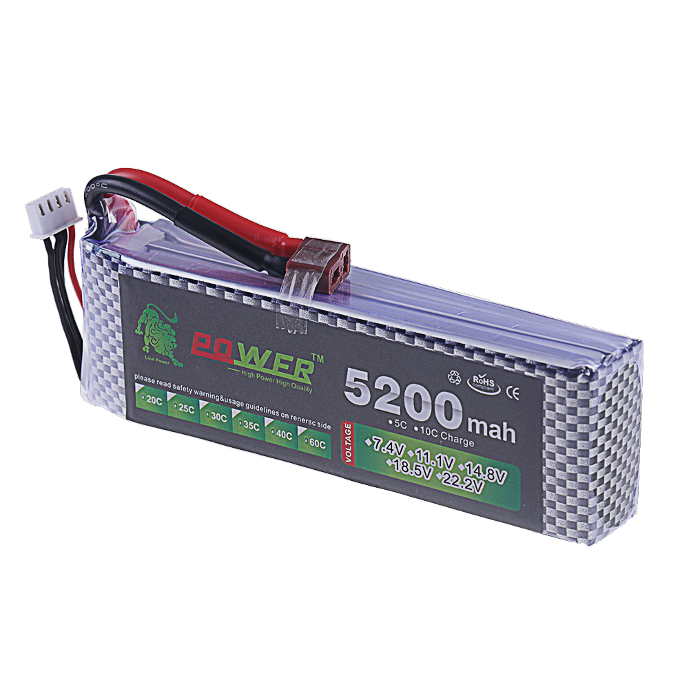 3S يبو بطارية 11.1 فولت 5200 م - مراجعة Drone Battery Lipo وسعره