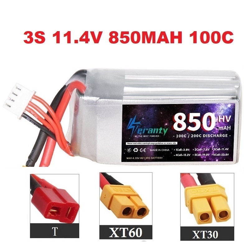 1/2/3 قطعة TERANTY 3S 11.4 فول - مراجعة Drone Battery 4S وسعره